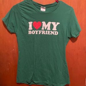I LOVE MY BOYFRIEND T-SHIRT